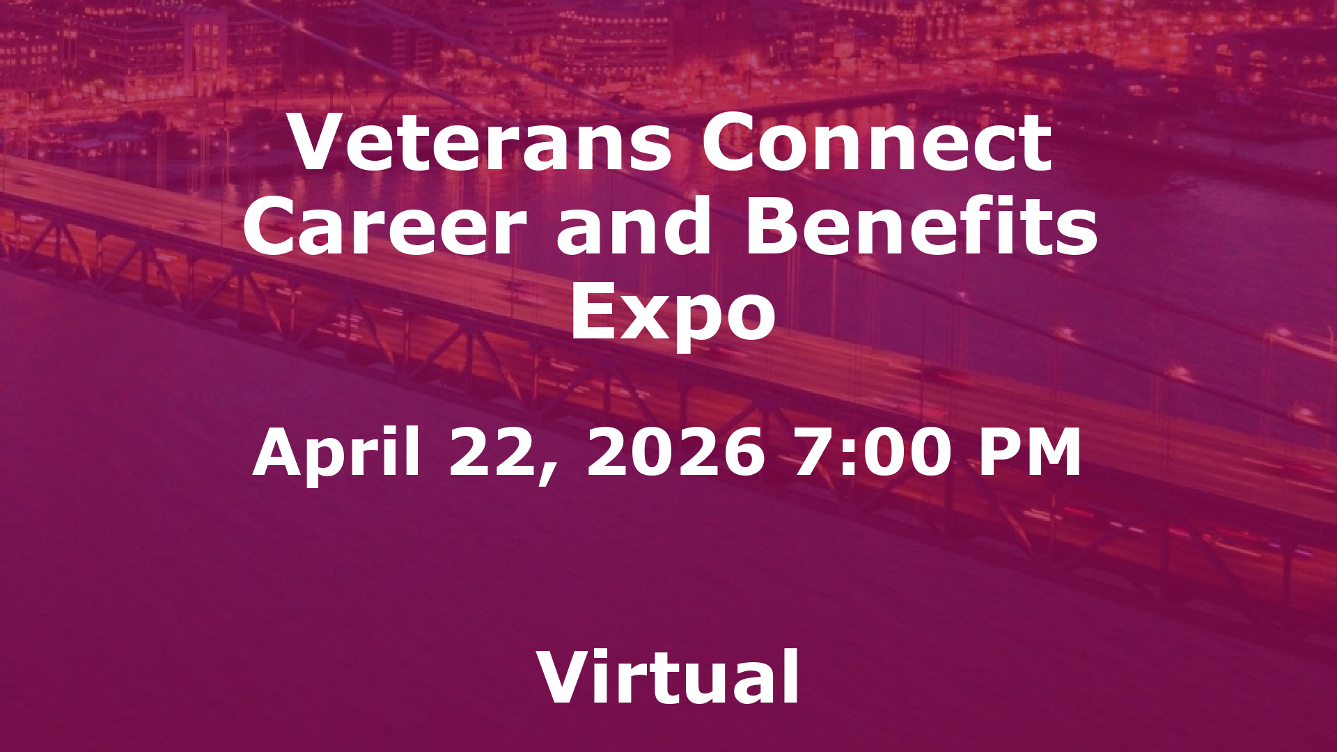 Veterans Connect Career and Benefits Expo event image